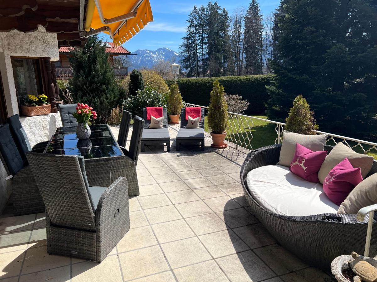 Alpen Suite Tegernsee - Grosse Sonnenterasse Und Idyllischer Garten Бад Виезее Екстериор снимка
